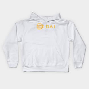 Dai Coin Cryptocurrency DAI crypto Kids Hoodie